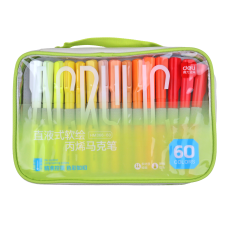 Акриловые маркеры для рисования 60цв. Deli HM366-60