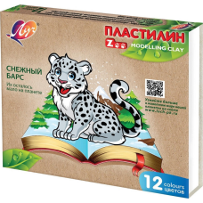 Пластилин "ZOO" 12 цветов