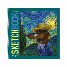 Premium Тетрадь SketchBook 32л А3ф 290х290мм 160г/кв.м без линовки на пластик.спирали запечат. оборот с пошаговыми эскизами-ТАКСА-ВАН ГОГ-32Т3лAпс_278 Premium Тетрадь SketchBook 32л А3ф 290х290мм 160г/кв.м без линовки на пластик.спирали запечат. оборот с пошаговыми эскизами-ТАКСА-ВАН ГОГ-32Т3лAпс_278