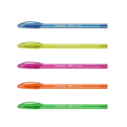 ErichKrause Neo® Stick Cocktail 0.7 ballpoint pen, Super Glide Technology, ink color blue (in a tube of 60 pcs.) 33518