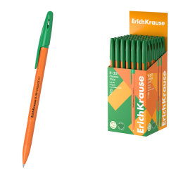 Ручка шариковая ErichKrause R-301 Stick Orange 0.7, цвет чернил зеленый (в коробке по 50 шт.) 43197 Ручка шариковая ErichKrause R-301 Stick Orange 0.7, цвет чернил зеленый (в коробке по 50 шт.) 43197