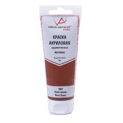 Acrylic paint "VISTA-ARTISTA" Studio matt VAAM -75 75 ml 707 Burnt Sienna Acrylic paint "VISTA-ARTISTA" Studio matt VAAM -75 75 ml 707 Burnt Sienna