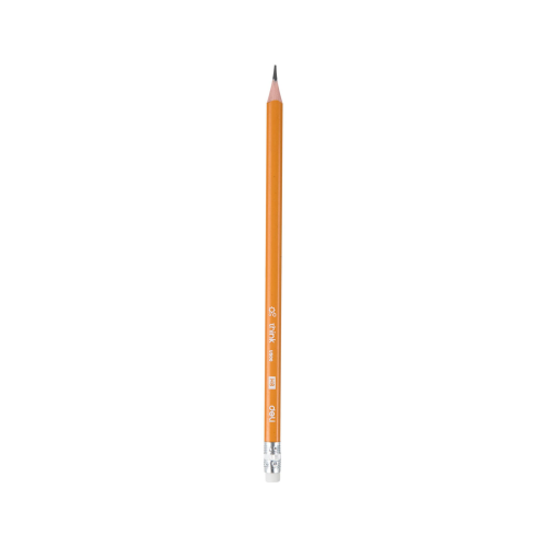 Black pencil with elastic band HB(12 pcs per pack), Deli E7079 Black pencil with elastic band HB(12 pcs per pack), Deli E7079