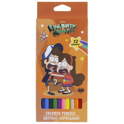 Colored pencils ECO 12 colors.-Gravity Falls- sharpened. in the cart. box. with a European suspension(DISNEY) Colored pencils ECO 12 colors.-Gravity Falls- sharpened. in the cart. box. with a European suspension(DISNEY)