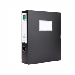 Папка -накопительная черн, Deli 5604