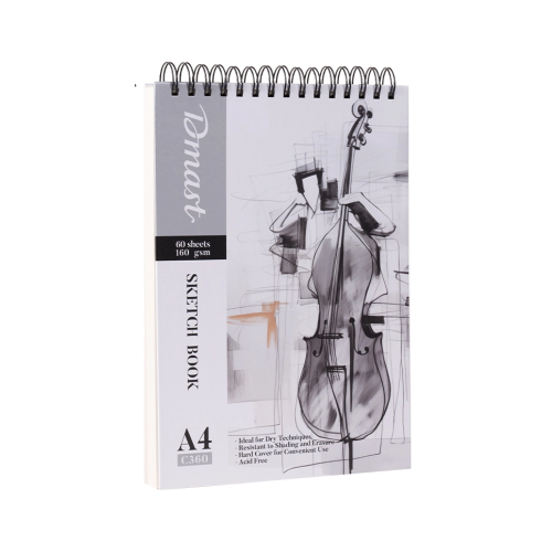 A4 sketchbook, 60 pages, 160 g, Spiral mountain Dmast Deli EC360 A4 sketchbook, 60 pages, 160 g, Spiral mountain Dmast Deli EC360