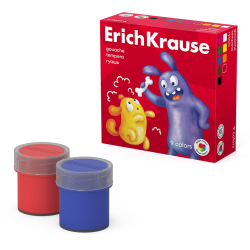 Гуашь ErichKrause Jolly Friends 9 цветов по 20 мл (в коробке 9 шт) 61414 Гуашь ErichKrause Jolly Friends 9 цветов по 20 мл (в коробке 9 шт) 61414
