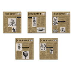 General student's notebook ErichKrause News, 48 sheets, cage, kraft-carton_MIX-PACK 60640 General student's notebook ErichKrause News, 48 sheets, cage, kraft-carton_MIX-PACK 60640