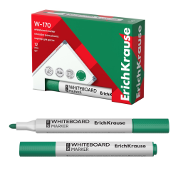 ErichKrause W-170 Whiteboard Marker Green (Box of 12) 13046 ErichKrause W-170 Whiteboard Marker Green (Box of 12) 13046