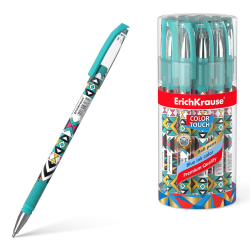 Ballpoint pen ErichKrause ColorTouch Stick Ornament 0.7, ink color blue (in a tube of 24 pcs.) 50820 Ballpoint pen ErichKrause ColorTouch Stick Ornament 0.7, ink color blue (in a tube of 24 pcs.) 50820