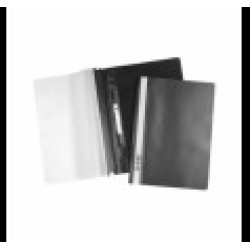 A4 Hatber 120/160mkm Binder Folder, Black Plastic transparent top with a singlebarcode A4 Hatber 120/160mkm Binder Folder, Black Plastic transparent top with a singlebarcode