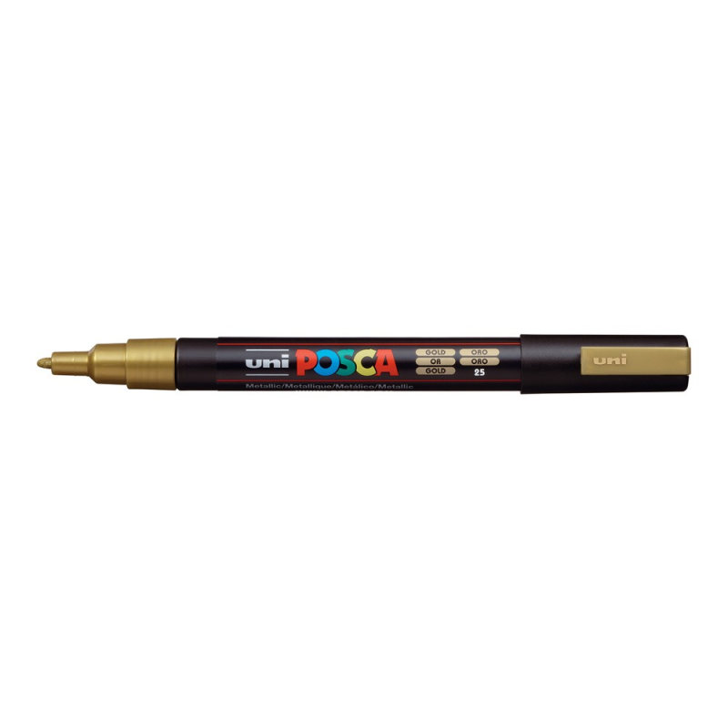 Маркер UNIBALL POSCA 0.9-1.3 Marking Pen Gold N