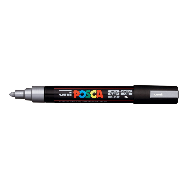 Маркер UNIBALL POSCA 1.8-2.5 Marking Pen Silver N
