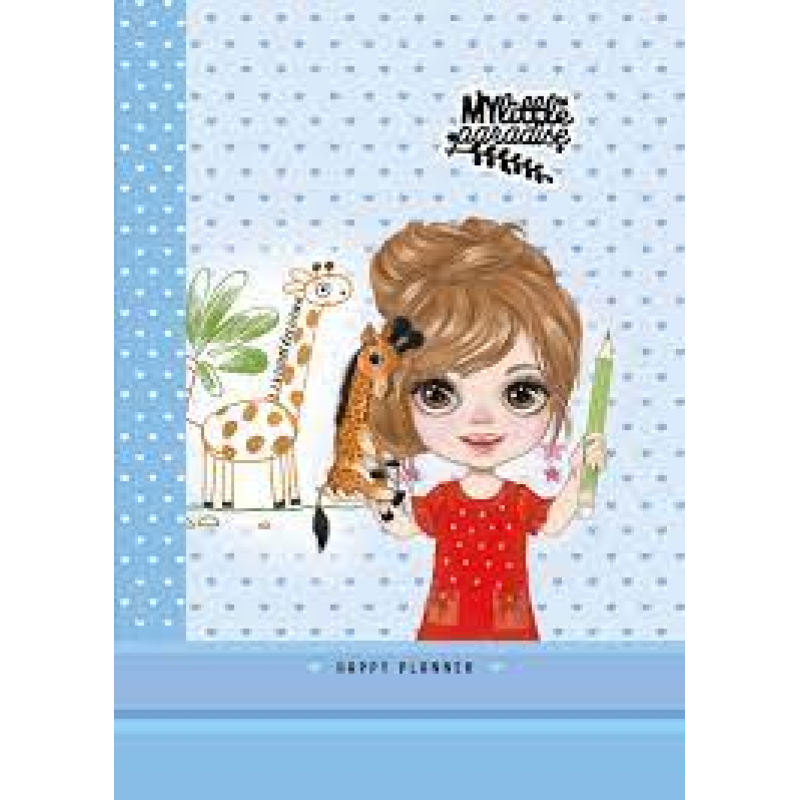 Блокнот "HAPPY PLANNER", 70г, 7БЦ, мат.лам., выб.лак, глиттер, 135х197мм, 96л, диз.21476
