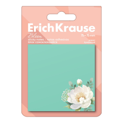 ErichKrause Pastel Bloom self-adhesive paper block, 75x75 mm, 50 sheets 61662 ErichKrause Pastel Bloom self-adhesive paper block, 75x75 mm, 50 sheets 61662