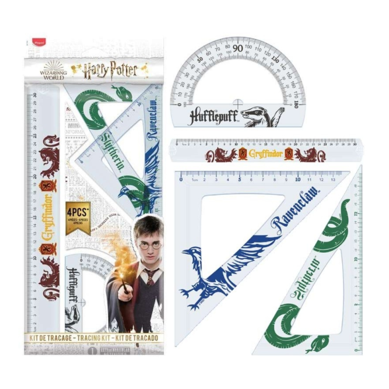 Набор Линеек Гарри Поттер T 4P 30CM HARRY POTTER BAG MAPED 981765