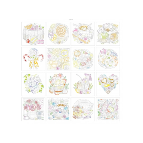 2023 Coloring book, 80g, 210x297mm, 8 liters., A4,Bracket diz.23329