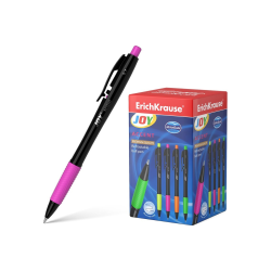 ErichKrause JOY® Matic automatic ballpoint pen&Grip Accent 0.7, Super Glide Technology, ink color blue (in a box of 50 pieces) 58407