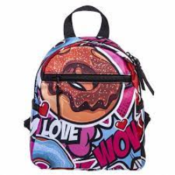 Hatber LOOK Backpack- Favorite Dessert- 22x19X12CM Polyester 1 Compartment 4 Pockets