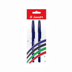 Ballpoint pen Stick 1 mm Luxor 1231/48BX black Ballpoint pen Stick 1 mm Luxor 1231/48BX black