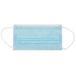 Маска медицинская, 3-х слойная с фиксатором (50шт в упак) шт