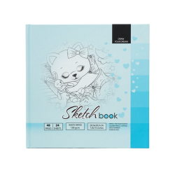 Sketchbook 7BC, 200x200mm, 24L, blank sheets Matt lamination diz.2125 Sketchbook 7BC, 200x200mm, 24L, blank sheets Matt lamination diz.2125