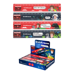 ErichKrause plastic ruler Adventures of Petya and the Wolf, 15cm, assorted (in a display box of 44 pieces) 61768 ErichKrause plastic ruler Adventures of Petya and the Wolf, 15cm, assorted (in a display box of 44 pieces) 61768