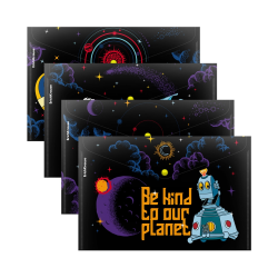 Envelope Folder with Button Plastic ErichKrause Mystery of the Third Planet, A4, Assorted (in a Bag of 12 Pieces) 61153 Envelope Folder with Button Plastic ErichKrause Mystery of the Third Planet, A4, Assorted (in a Bag of 12 Pieces) 61153