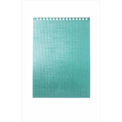 Notebook 80L A5f cell Obl. Bumvinyl on a METALLIC MINT comb Notebook 80L A5f cell Obl. Bumvinyl on a METALLIC MINT comb