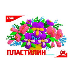 Plasticine "Classic" 18 colors 20 g without Euro suspension Plasticine "Classic" 18 colors 20 g without Euro suspension
