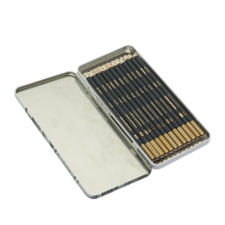 Black graphite art pencils "VISTA-ARTISTA" "Academia" VAGPM-12 Black graphite pencils set sharpened assorted 2 x 12 pcs Black graphite art pencils "VISTA-ARTISTA" "Academia" VAGPM-12 Black graphite pencils set sharpened assorted 2 x 12 pcs