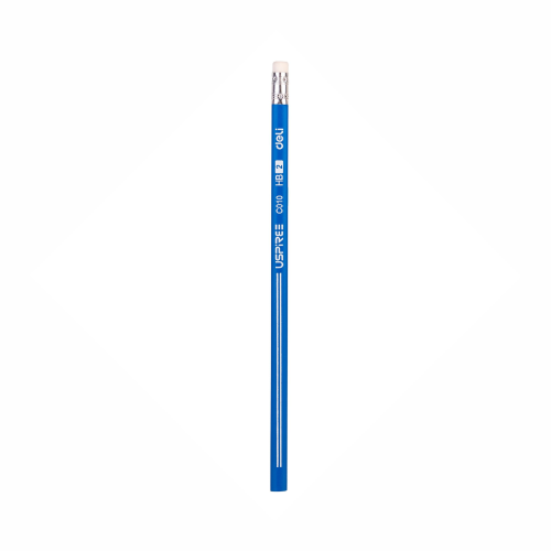 Black graphite pencil with rubber bands Deli EC010-HB (pieces)