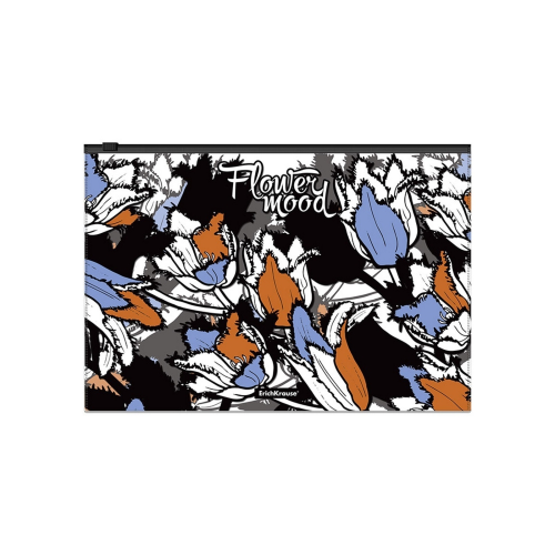 Zip-пакет пластиковый ErichKrause® Tulips, А4 (в пакете по 12 шт.) 54046