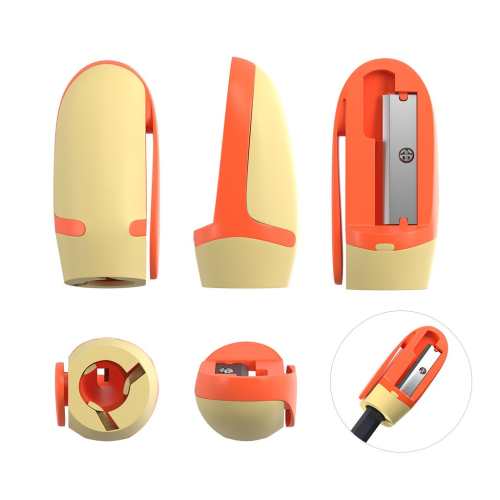 ErichKrause JOY® plastic sharpener, assorted (in a tube of 48 pieces)