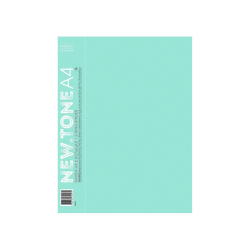 Папка Пластиковая 20 вкладышей А4ф корешок 14 мм 600мкм NEWtone PASTEL МЯТА "Premium"