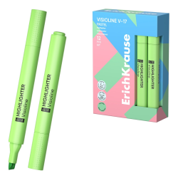 ErichKrause Visioline V-17 Pastel textmarker, ink color green (in a box of 12 pieces) 56020 ErichKrause Visioline V-17 Pastel textmarker, ink color green (in a box of 12 pieces) 56020