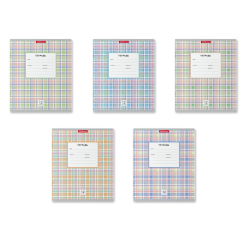 School Notebook ErichKrause Optima Assorted Nova Scotia, 12 sheets, ruler (in film of 10 pcs.) 58216 School Notebook ErichKrause Optima Assorted Nova Scotia, 12 sheets, ruler (in film of 10 pcs.) 58216