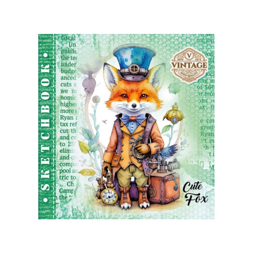 Sketchbook 7BC, 200x200mm, 36L, offset paper 120 g/m2, clean L. Mat. lamination.diz.23298