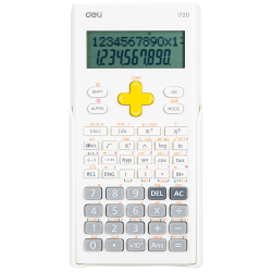 300F E1720 White Scientific Calculator