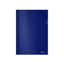 Папка-уголок пластиковая ErichKrause Diamond Total Blue, A4, полупрозрачный, синий (в пакете по 12 шт.) 55131 Папка-уголок пластиковая ErichKrause Diamond Total Blue, A4, полупрозрачный, синий (в пакете по 12 шт.) 55131