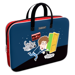 ErichKrause zippered textile folder with handles Adventures of Petya and the Wolf (Chase), A4+ 60245 ErichKrause zippered textile folder with handles Adventures of Petya and the Wolf (Chase), A4+ 60245