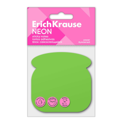 ErichKrause Phone Neon self-adhesive paper block, 50 sheets, green 61730 ErichKrause Phone Neon self-adhesive paper block, 50 sheets, green 61730