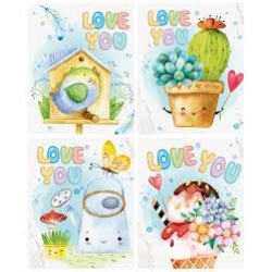 Notebook, 60g, Integral, 104x124mm, 64l, cage, Mat.la.Soft-touch, diz.19377-19380 Notebook, 60g, Integral, 104x124mm, 64l, cage, Mat.la.Soft-touch, diz.19377-19380