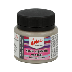 Acrylic paint "VISTA-ARTISTA" idea decorative matt IMA-50 50 ml 804 Platinum gray Acrylic paint "VISTA-ARTISTA" idea decorative matt IMA-50 50 ml 804 Platinum gray