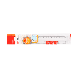 Линейка 15 см,Deli G00112 Линейка 15 см,Deli G00112
