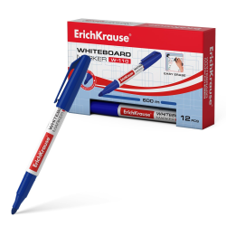 ErichKrause board marker W-110, ink color blue (in a box of 12 pieces) 56916