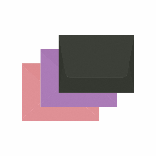 A6 envelopes in the assortment