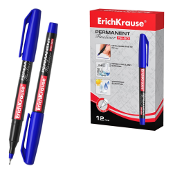 ErichKrause permanent liner FP-50, ink color blue (in a box of 12 pieces) 37069 ErichKrause permanent liner FP-50, ink color blue (in a box of 12 pieces) 37069