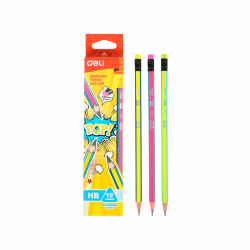 Black graphite pencil Deli EU52400