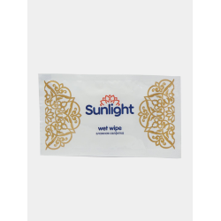 Влажные салфетки SUNLIGHT 1шт Gold